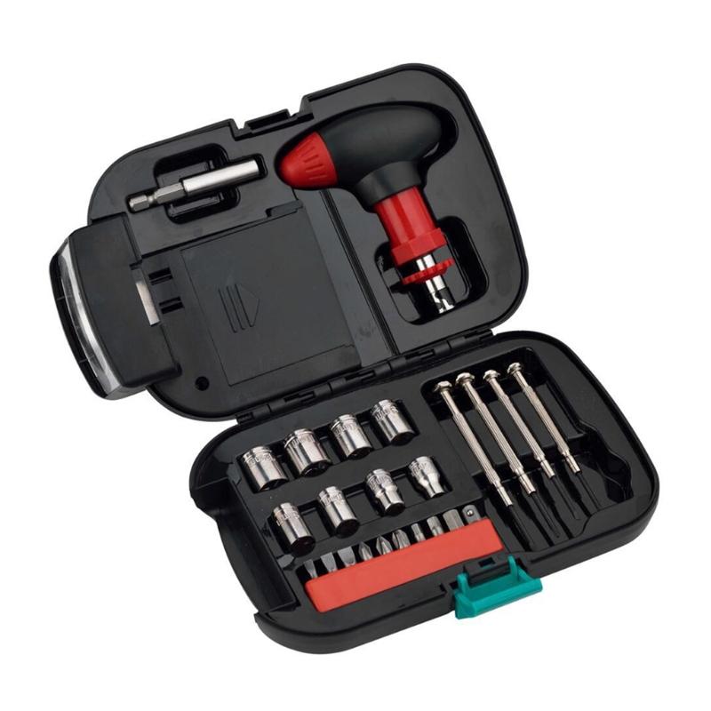 LED Flashlight Household Tool Kit LED Flashlight Household Tool Kit for Household Storage Electrician Woodworking 1
