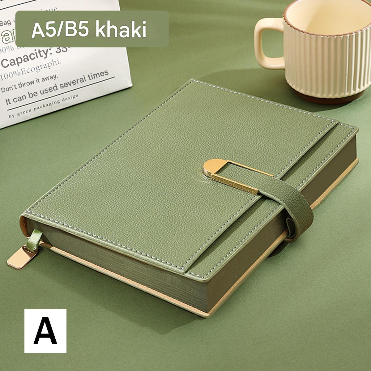 A5 B5 Lychee Pattern Notebook Pouch Set Durable Custom Logo Notebook for Business Office and Meeting Use for Party Gift