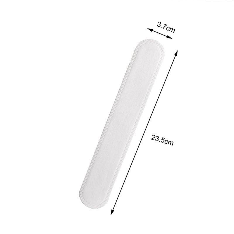 BAAJ-100 Pieces Disposable Cap Liner Moisture Wicking Sweatband Visor Hat Adhesive Sweat Absorbing Strips Patch Tape,White