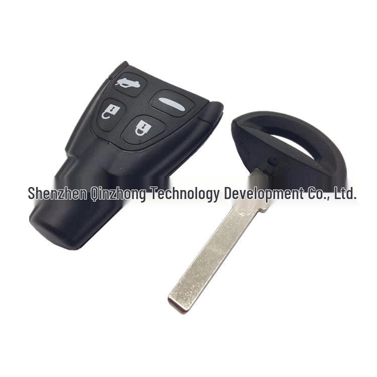 Saab 4-Button Smart Key Shell Replacement