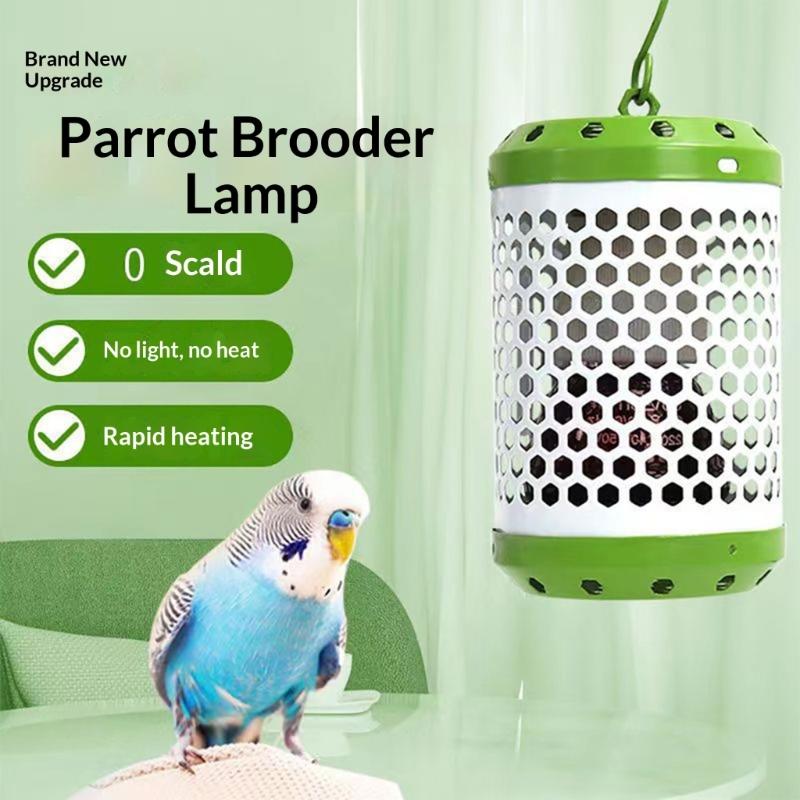 Heat Lamp Cover for Reptiles Ensuring Even Heat Dispersion and Enhancing Protections in Enclosures Bird Cage Accessory