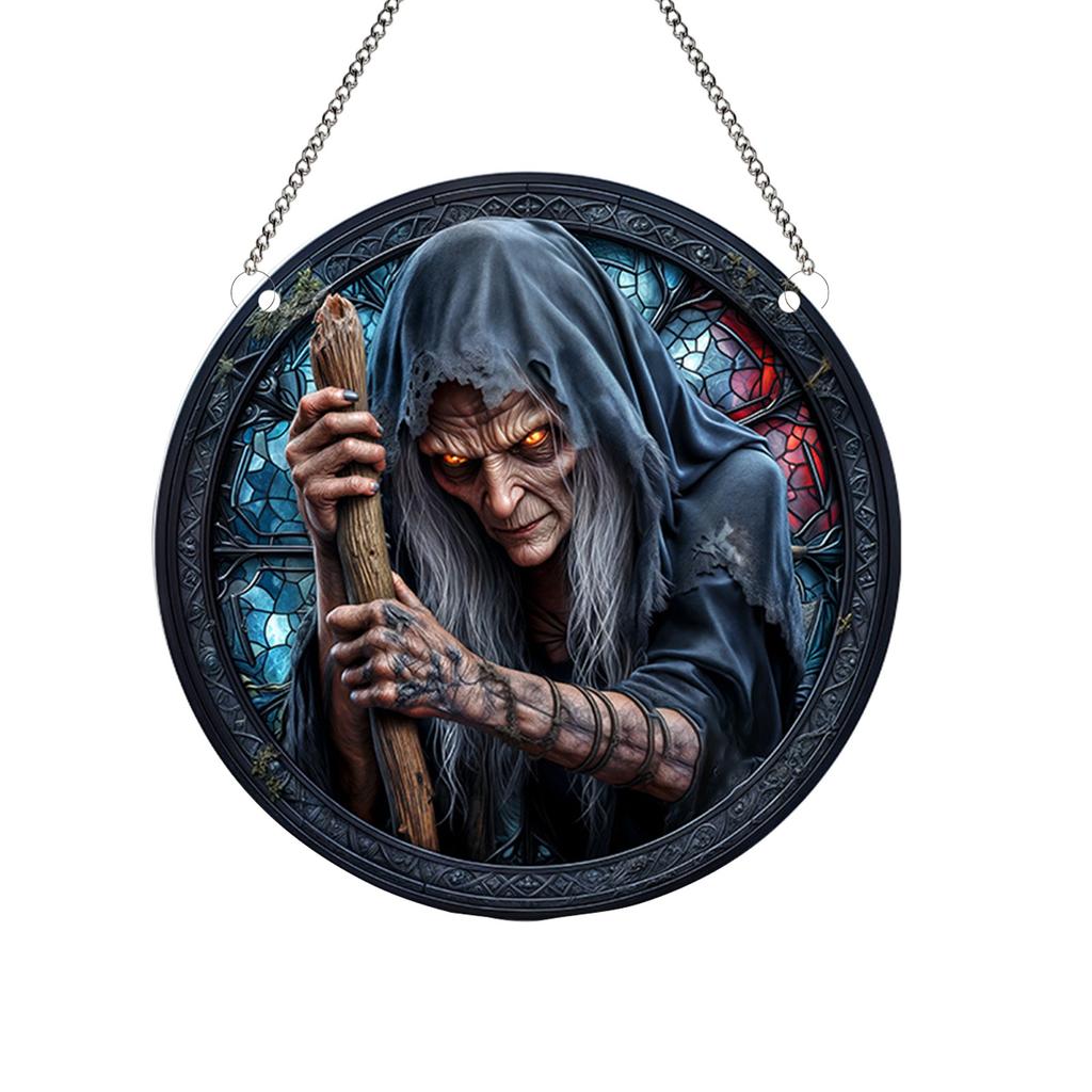 Halloween Decorative Pendant Window Sun Capture Decoration, As A Gift Decorative Pendant, Festive Atmosphere Pendant