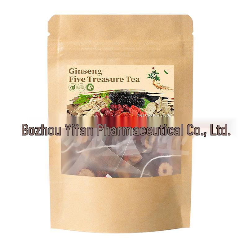 Чай  Пять Сокровищ Женьшеня  120г - Смесь для здоровья почек мужчин