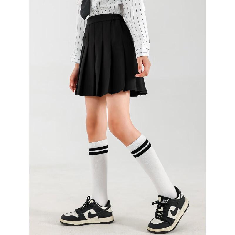 Moonkids Girls' Black Pleated Sport Skirt
