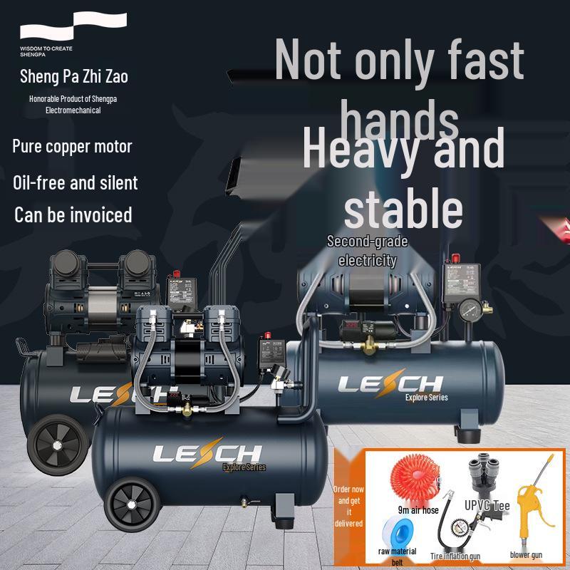 Shengpa Oil-Free Silent Air Compressor 1490W-2000W for Spraying
