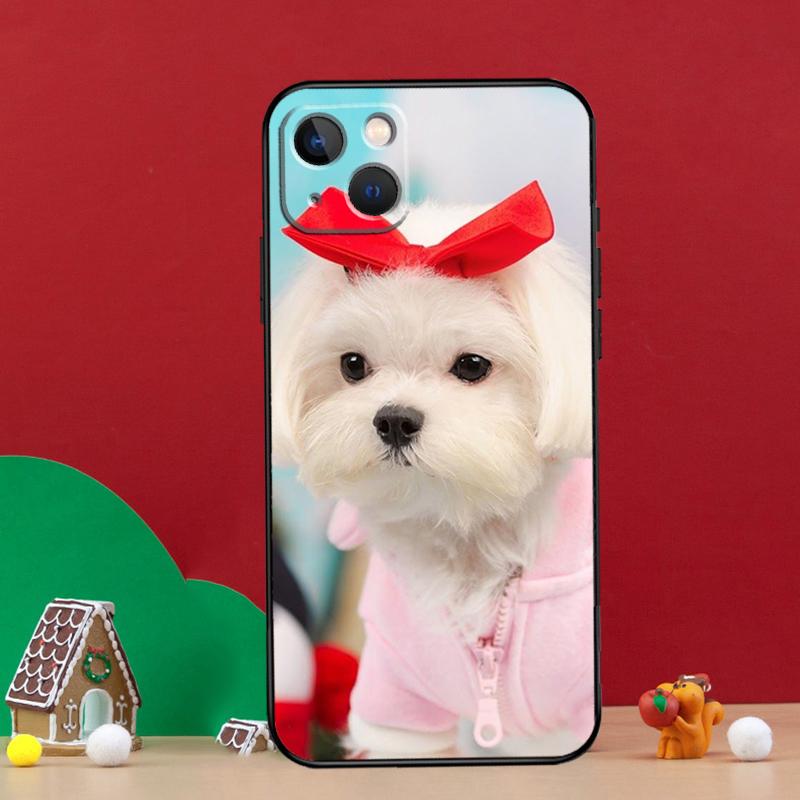 Maltese Dog Puppies Phone Case For iPhone 16 15 Plus 11 12 13 14 Pro Max Mini XS X XR 16e Back Cover Shell