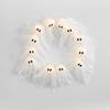 1/2Pcs Halloween Wreath Cute Ghost Wreath Halloween Spooky Hanging Wreath for Front Door Wall Halloween Party Holiday Decoration
