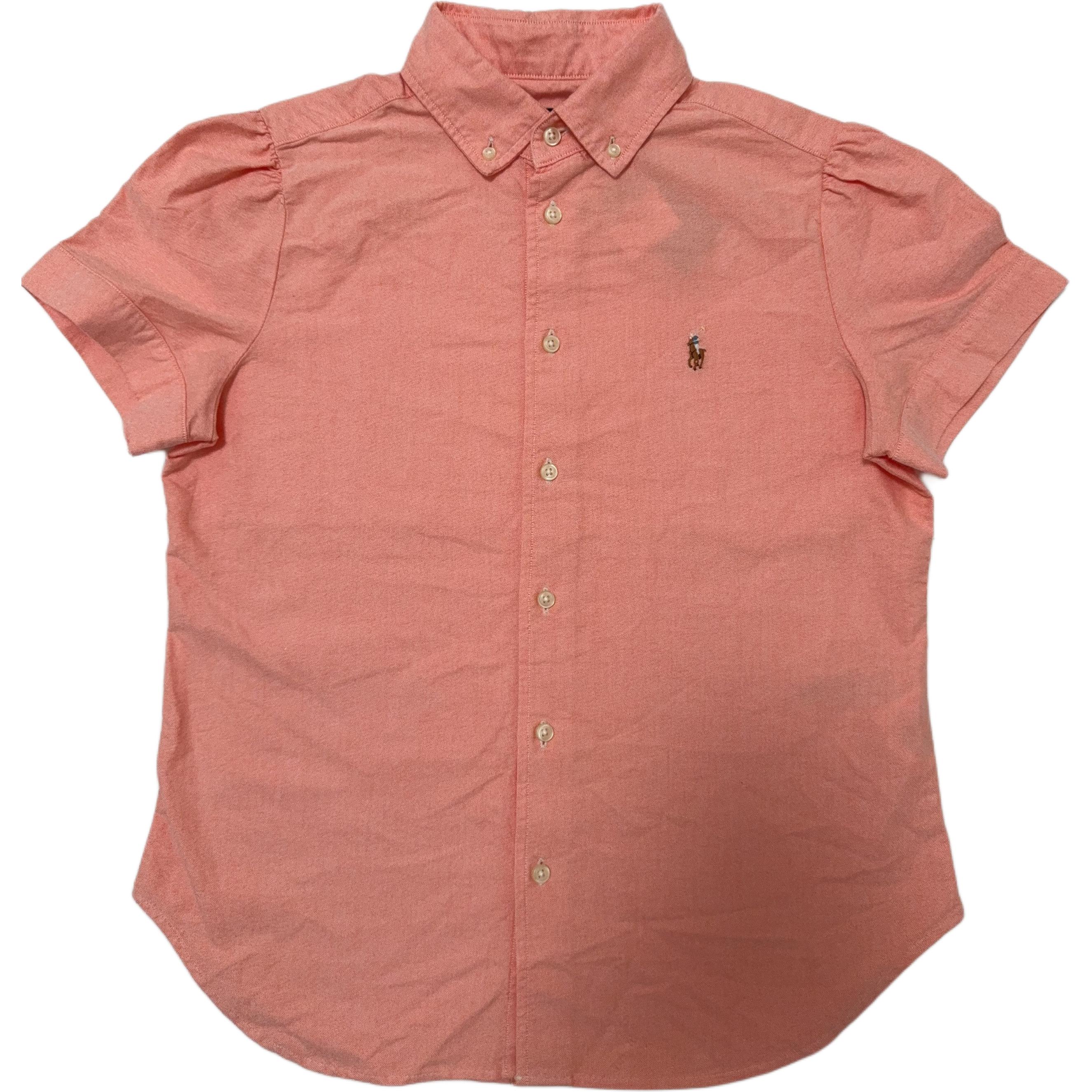 

Polo Ralph Lauren Colorful Pony Logo Cotton Short Sleeve Oxford Shirt Women shirts 211960418-001 M