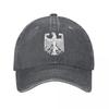 Germany Flag Washed Baseball Cap German Eagle Stylish Hip Hop Dad Hats Summer Men Women Hunting Camping SunProof Baseball Caps