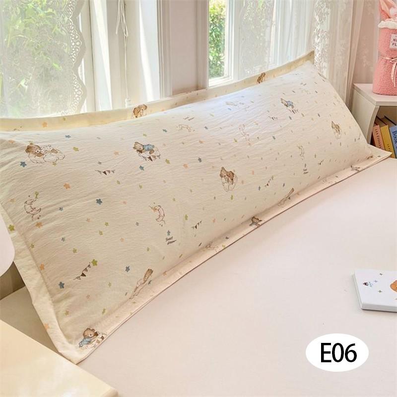 1PC 48x74/120/150/180cm Cotton Floral Body Pillowcase Rectangle Long Pillowcase Home Pillow Slip Bed Home Decoration
