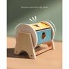 New Montessori Macarone Color Spinning Drum Match Coin Box Permanent Box Round Rectangular Box Kids Sensory Toys for Baby Gifts