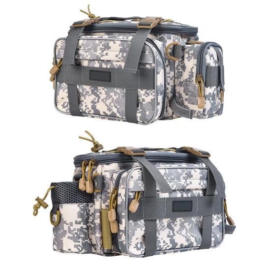 Outdoor Sports Single Shoulder Waist Pack Fishing Lures Reel Storage Bag Pouch