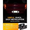 LED License Plate Lights for 2014- Chevy Silverado GMC Sierra 1500 2500HD 3500HD Pickup Truck, Led Rear Tag Lamp for 2015- Colorado,2015- GMC Canyon,