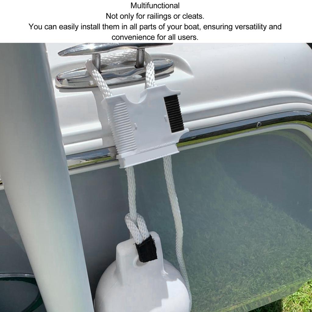 Marine Fender Hanger 2PCS Boat Rail Fender Hanger Crashproof Multifunctional PA Boat Rail and Cleat Fender Clip