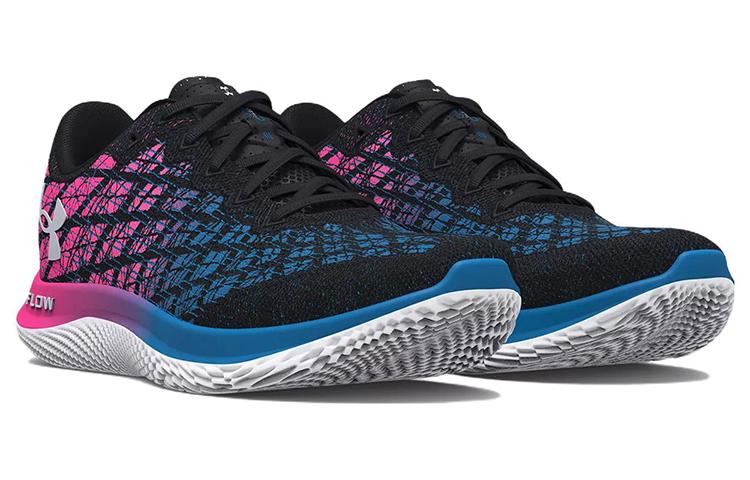 Women's Sneakers Under Armour Flow Velociti Wind 2 Cn 'Black Bright Pink' Women's