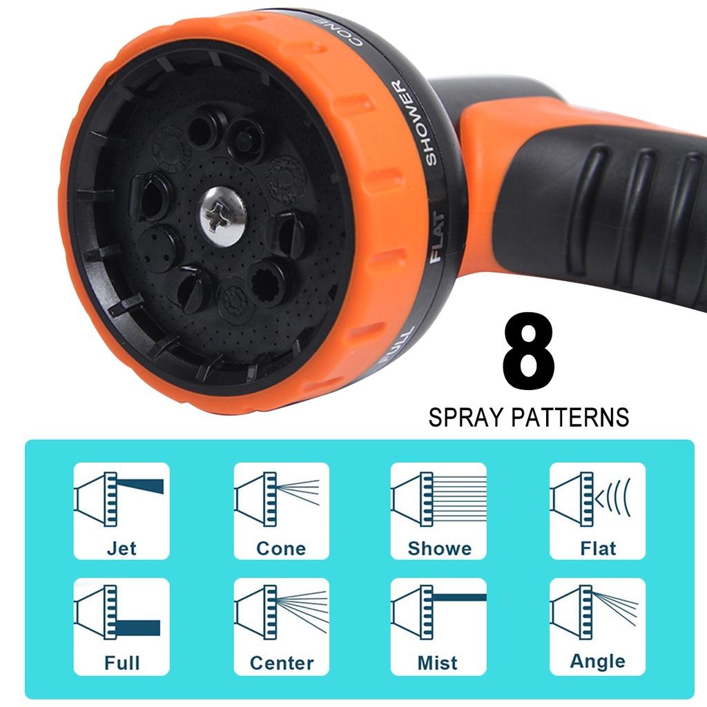 Nová 25ft-100ft Hadice Rozšiřitelná Magická Flexibilní Vodní Hadice Plastové Hadice Potrubí S Rozprašovacími Pistolemi Pro Zalévání Zahrady