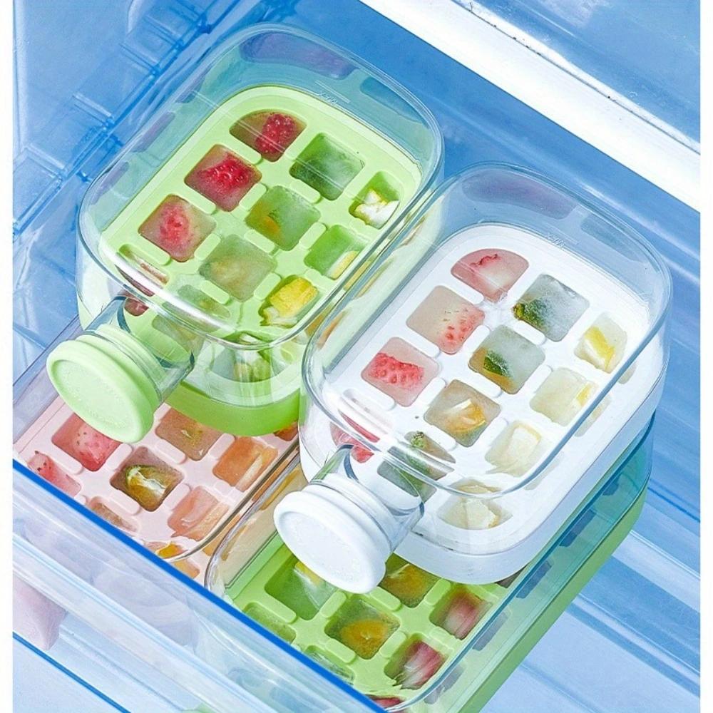 Easy Release Silicone Ice Cube Dispenser for Cocktails, Whisky and Beer, Beverage Cooler, Straw Ice Cube Dispenser, Ice Cube