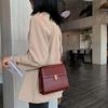 Womens Mini Square Bag Casual Messenger Bag Trend Crossbody Bag PU Shoulder Bag