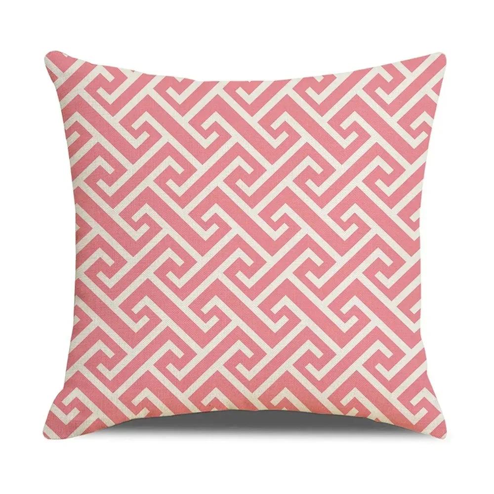Nordic Geometric Throw Pillow Cover With Short Plush Print Living Room Sofa Decoration Cushion Cover Pillow Covers Decorative