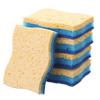 Absorbent Wood Pulp Cotton Kitchen Sponge – Double-Sided, Non-Oily Dishwashing Rag
