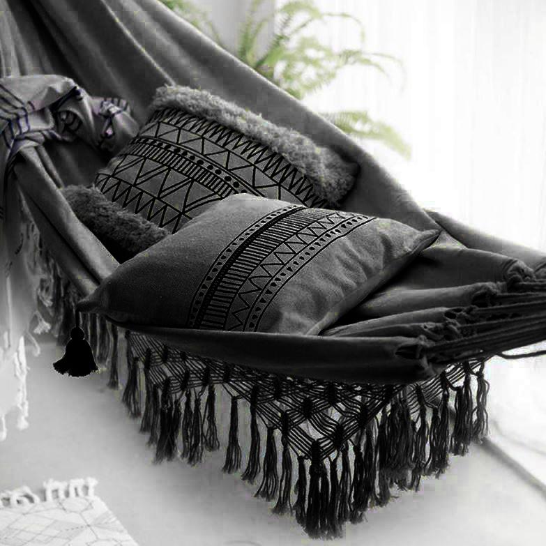 Large garden hammock, boho swing, boho father's day gift