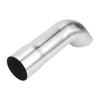 X Autohaux 51mm ID Inlet Turn Down Exhaust Tip T304 Stainless Steel Mandrel Bend Elbow Tube 230mm Length 125 Degree for Car