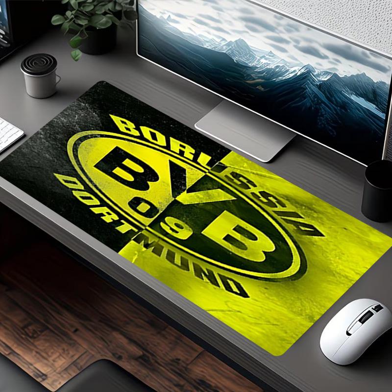 Borussia Dortmund Print Mauspads, für Tastaturpad Laptop PC Matte für Büro Heimgebrauch, Schreibtischdekoration, Perfektes Geburtstagsgeschenk für Gamer