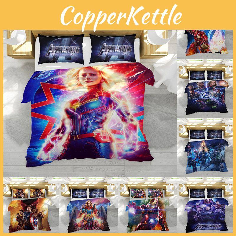 Luxurious Western Superhero Movie Bedding Sets With Premium Duvet Cover And Pillowcase
