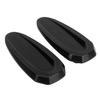 2Pcs Mirror Base Cover Aluminum Alloy Water Resistant Windshield Mirror Hole Cover for S1000RR 2019 to 2023 Black
