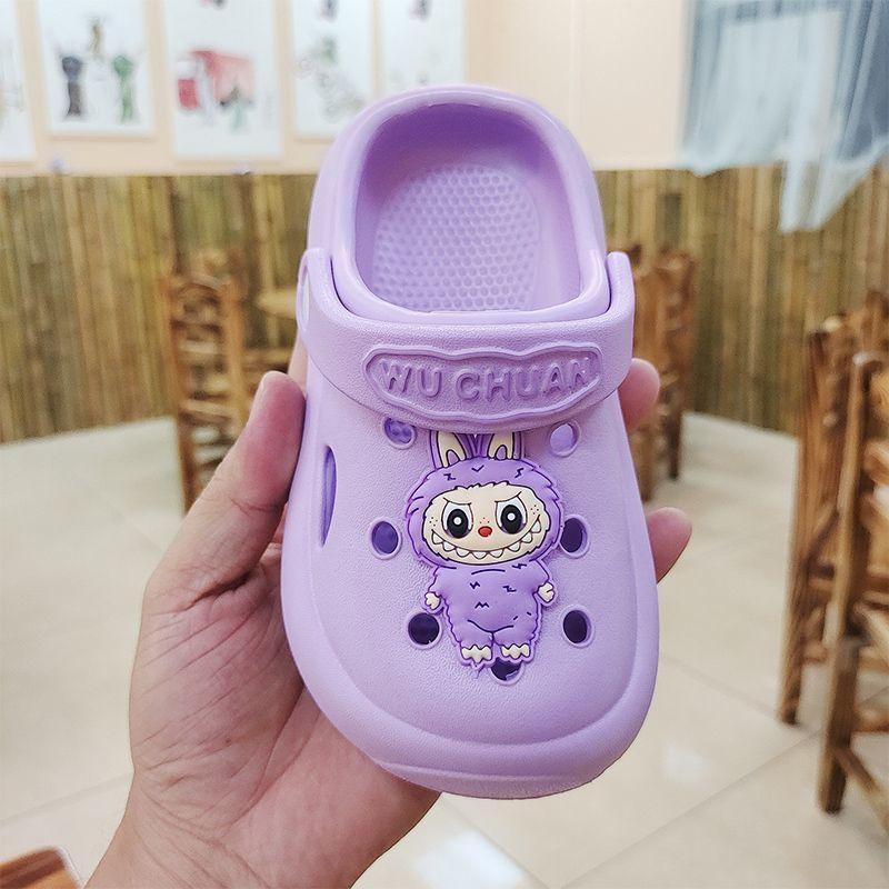 Roztomilé EVA pantofle pro chlapce a dívky, Dětské protiskluzové pantofle s měkkou podrážkou