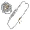 Vintage High-Quality High-Gloss Artificial Australian White Pearl Woven Necklace Evening Chain Collarbone Chain