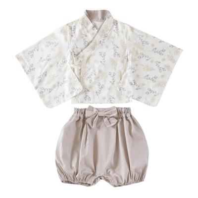 Akarinca Baby Japanese Botanical Hakama Japanese Style Perfect for First and Other Natural Floral Print Sizes and Perfect for Formal First New and