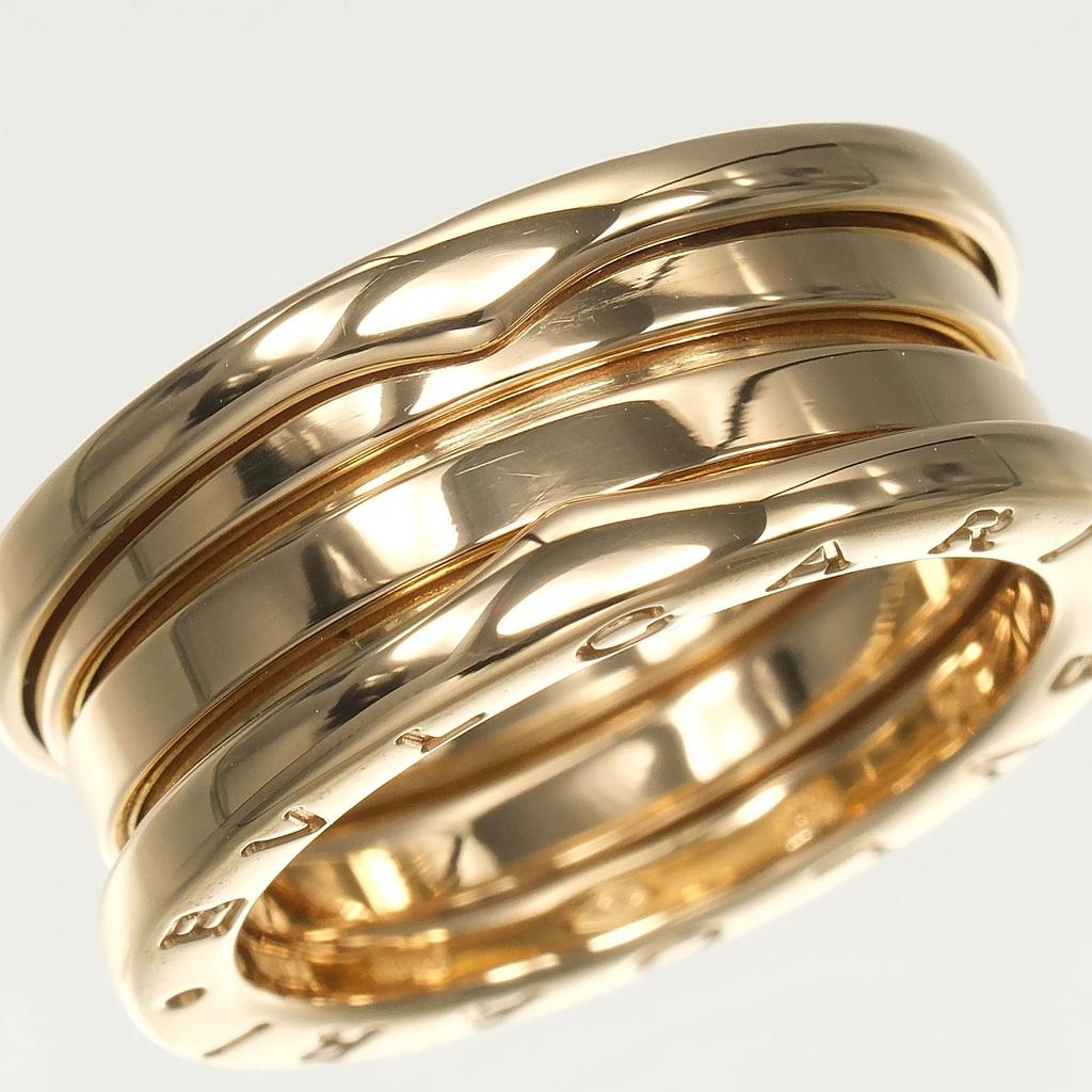 BVLGARI B.ZERO1 3 bands Ring Be zero one K18 yellow gold #6.6(US Size) 9.25g Women Used