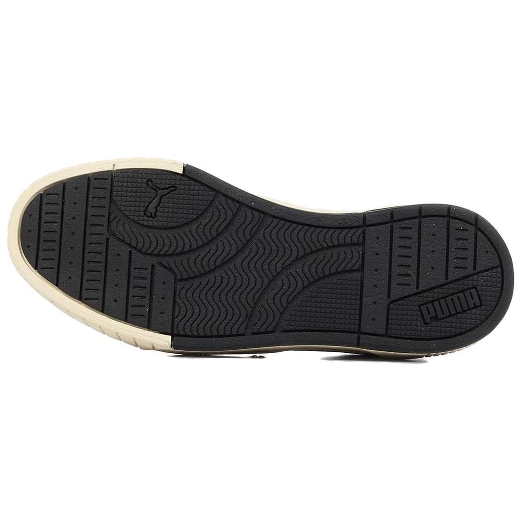 Puma Carina Mia Leather Comfortable Versatile Lightweight Sneakers Women Sneakers Beige Black 402638-06