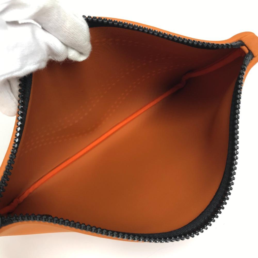 Hermes Neovan MM Clutch Bag Multi Pouch Makeup Pouch Pouch Polyamide Orange