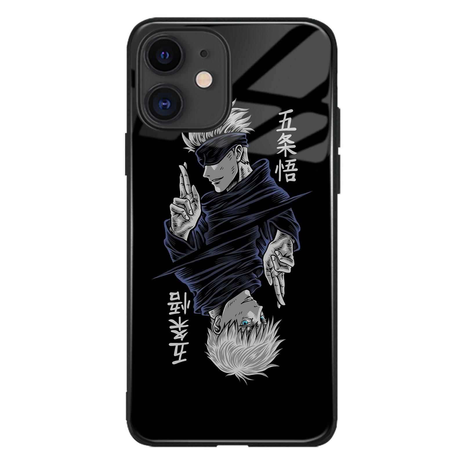 

Jujutsu Kaisen Gojo Satoru Geto Anime Glossy Glass Phone Case для IPhone SE 6s 7 8 Plus X Xr Xs 11 12 13 Mini Pro Max Samsung iPhone XR&Glossy Glass Case
