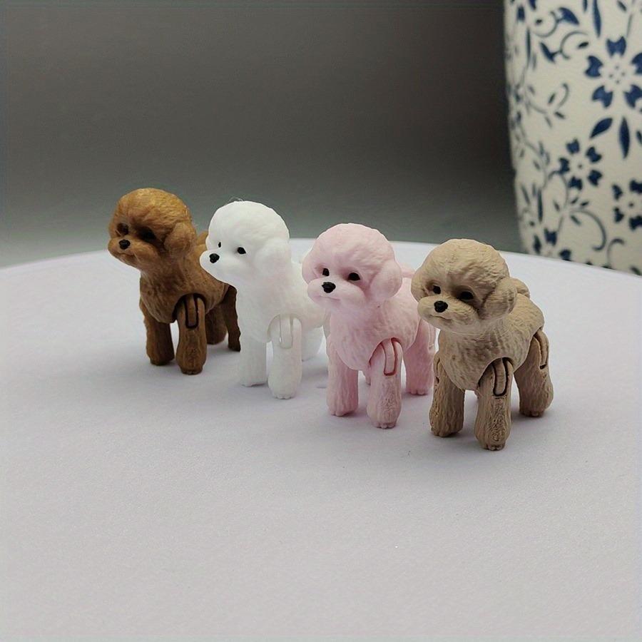 3D Printed Poodle Statue, Plastic Dog Decoration for Events, Holiday Home Kitchen Decoration, Christmas and Halloween