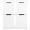 VidaXL Buffets 2 Pcs White 60x30x70 Cm Engineered Wood 3115804