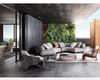 Nordic Outdoor Rattan Double Sofa for Balcony, Courtyard, Garden, or Villa.