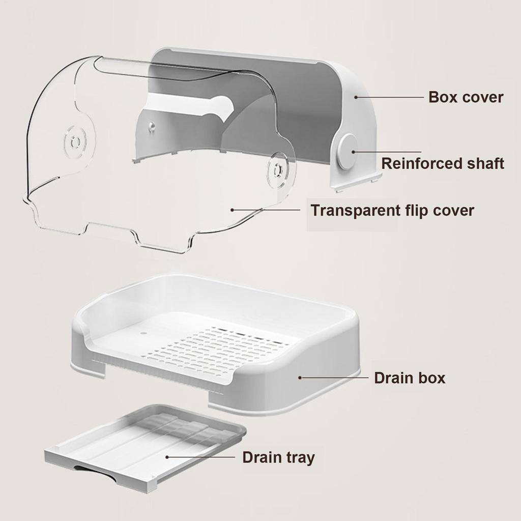 Babies Bottle Drying Rack Dustproof Bottle Storage with Cover Durable Good Sealing Protection Toddler Bottles Storage Box