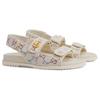 GUCCI Double G One Strap Sandals Women's White (Unisex) One-Strap Sandals 771749 FACTU 9066