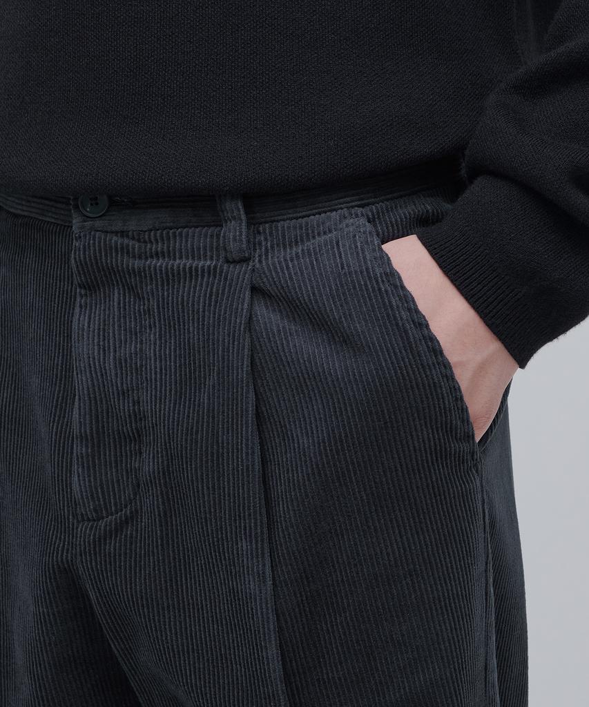 MUSINSA STANDARD Wide Corduroy Pants [Gray]