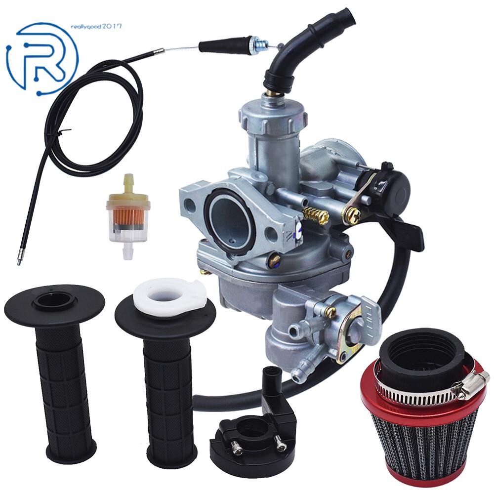 Carburetor W/ Throttle Cable Handle Bar Air Filter For Honda CT90 CT110