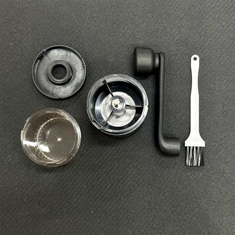 Neue handkurbelbetriebene Kaffeemühle Tragbare leichte Handkaffeemühle für Zuhause und Reisen Manuelle Kaffeemühle 917