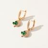 Dolphin Shape Dangle Earrings for Women 2025 New Golden Zirconia Drop Earring Ladys Wedding Party Jewelry Accessories