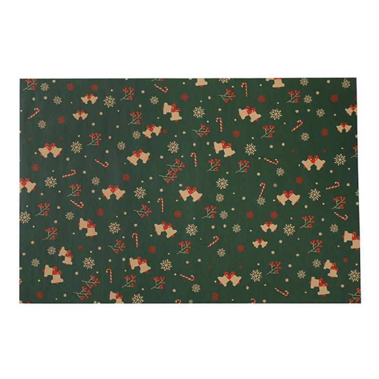 Extra Large 50x74cm Festival Gift Wrap 5 Sheets Sturdy Quality Reindeers Bell Designs Durable Surfaces