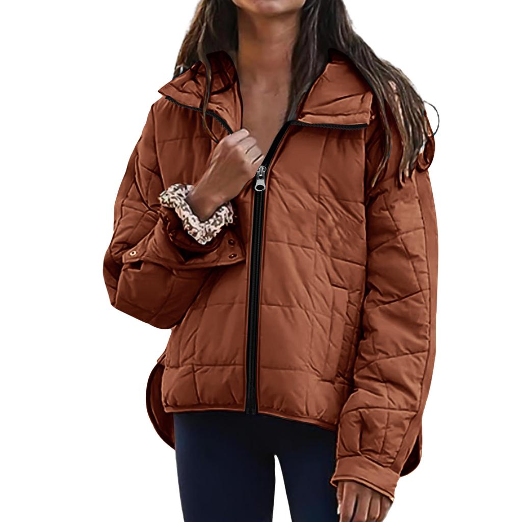Womens Jacket Winter Warm Packable Lightweight Oversized Long Sleeve Hooded Coats With Pocket
