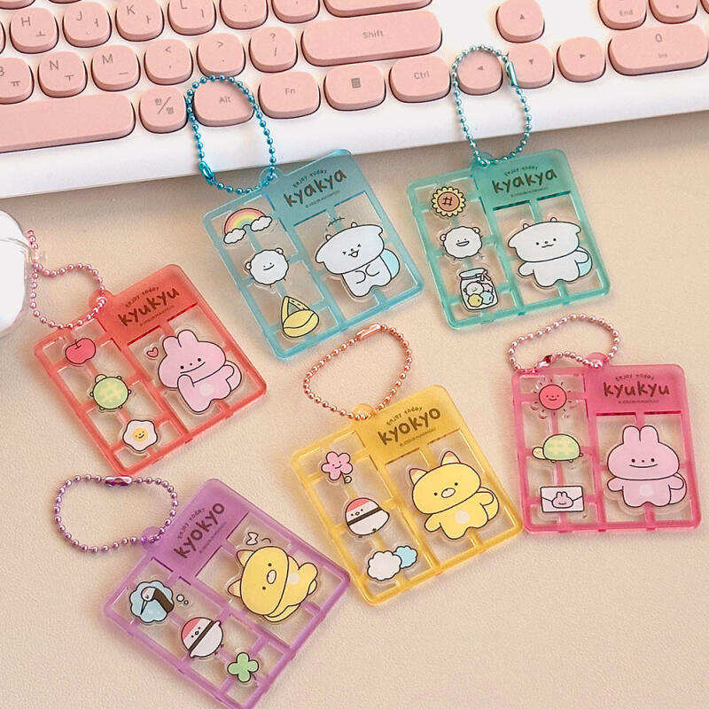 Kya kya random plastic model kit shaped acrylic keychain