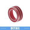 AC Climate Control Knob Cover Ring TWO  for Toyota Corolla 20-22 Red