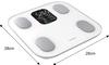 Waga łazienkowa z pomiarem tkanki tłuszczowej i składu ciała, Smart, BT, KLAUSBERG KB-7855 biała